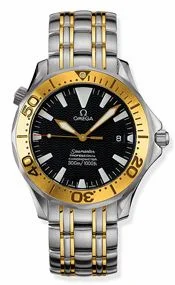 Omega Seamaster Diver 300M Automatic 41 Stainless Steel / Yellow Gold / Black / Bracelet 2455.50.00 (24555000)